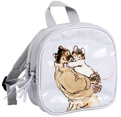 Ernest et Célestine Baby-Jungen Kleiner RÜCKSACK, Grau