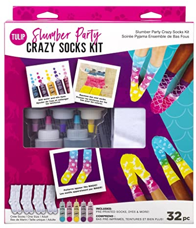 Tulip Tie dye and Sock kit Adult Socks
