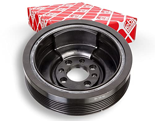 febi bilstein 103964 Riemenscheibe (entkoppelt) für Kurbelwelle, 1 Stück | Kompatibel mit: AUDI A1, A1 Sportback, SEAT IBIZA IV, IBIZA IV SC, IBIZA IV ST, TOLEDO IV, SKODA FABIA III, FABIA III Kombi