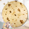 Burritos Decke, Riesige Mehl-Tortilla-Überwurfdecke, Neuheit Tortilla-Decke für Ihre Familie, weiche und bequeme Flanell-Taco-Decke für Kinder. (152,4 cm)