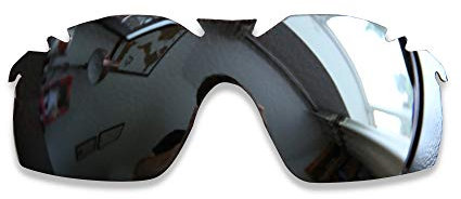 POLARLENS Polarised Replacement Lenses for Oakley Radarlock XL - Compatible with Oakley Radarlock XL Sunglasses (Silver)