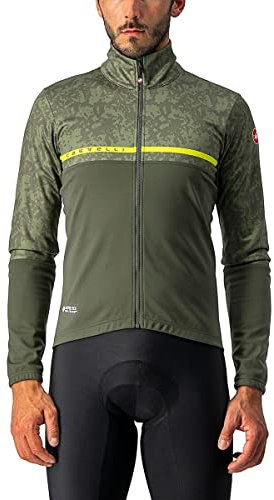 CASTELLI 4521505-075 FINESTRE Jacket Jacket Men's Militärgrün/leichte Militär- M
