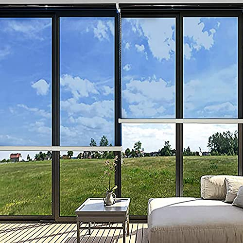 Lqdp Rollo Rollos Blauer Einweg-Sonnenschutzrollo mit Beschlägen, reflektierendem Sonnenschutzrollo 100/200 cm lang (Size : 100×125cm/39.4×49.2in)