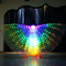 POHOVE LED Isis Wings, mariposa ángel alas capa con barras telescópicas, barra de danza del vientre, luz de escenario, danza del vientre, LED de 360 grados de rendimiento de apoyo completo (colorido)