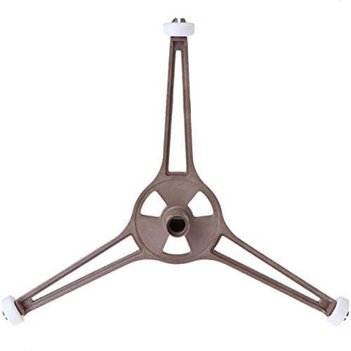 TOSSPER Universal Microonda Rodillo Apoyo Guía Anillo Apoyo del Plato Giratorio del Sostenedor del Soporte Placa Plana con Un Triple Brazo Cocina Herramienta