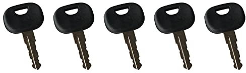 Disenparts 3643912 5Pcs 201 Schwere Ausrüstung Zündung Schlüssel Kompatibel mit Takeuchi Radlader Tw65 Tw80 Tw 65 80