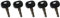 Disenparts 3643912 5Pcs 201 Schwere Ausrüstung Zündung Schlüssel Kompatibel mit Takeuchi Radlader Tw65 Tw80 Tw 65 80