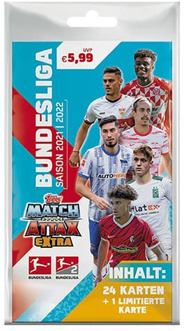 Topps Match Attax Extra Bundesliga Saison 2021/22 (Blister Pack)