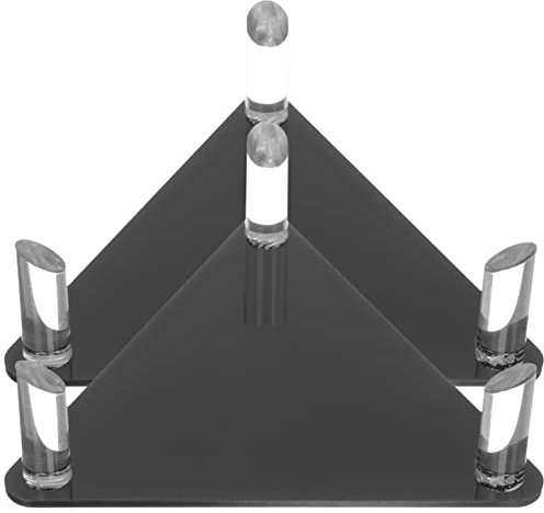 Sosoport 2st Kugelständer Fußballständer Basketball Zeigt Halter Anzeige Für Basketballkoffer Fußball Fall Halter Für Ausstellungsständer Stand Unterstützung Tragrahmen Acryl Der Stern