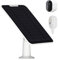 Upgrade 5W Solarpanel Aufladen Kompatibel mit Arlo Pro 3/Pro 4/Pro 5S/Ultra/Ultra 2/Go 2 Dauernetzteil IP65 Wetterfest mit 10ft Ladekabel und verstellbarer Wandhalterung 1Pack