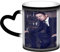 YINGD Channing Mug Tatum – Eine 340 ml Sternenhimmel-Tasse mit Farbwechsel, wärmeempfindliche Keramiktasse – Bild offenbart, wenn heiße Flüssigkeit hinzugefügt wird. Schwarz