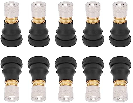 lohill Elektroroller Vakuumventil, 10 Stück Schlauchloses Reifen-Vakuumventil, 0,8 Zoll Elektroroller Rad Luftventil Ersatz, Für Xiaomi M365 ProPro 2/1S/Essential, Ninebot Max G30