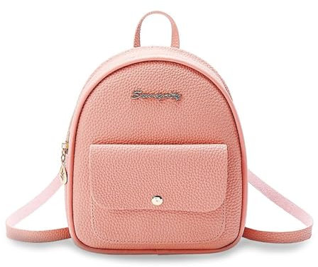 Zaino Borsa Donna, Moda Zaini e Borse Casual Zaino in Pelle Borse, Scuola Zainetto da Ragazza Zainetti Lavoro Viaggio Borsetta Piccolo Donne, Antifurto Impermeabile Elegante Borsa a Tracolla