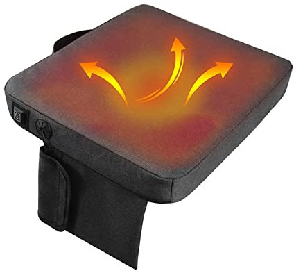 Tragbares, Beheiztes Sitzkissen, USB-betriebenes Elektrisches Stadion-Sitzkissen mit 3 Stufen, Schnelles Aufheizen, Jagd-Sitzpolster für Stadion-Tribünen-Camping, Powerbank Nicht Im Lieferumfang(#1)