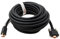 System-S Cable HDMI 2.0 de 8 m tipo A macho a macho, adaptador atornillable, color negro