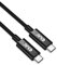 Club3D CAC-1579 USB4 Gen3x2 Type-C Bi-Direktionale Kabel 8K60Hz oder 4K120Hz, Data 40Gbps, PD 240W(48V/5A) EPR St/St 3m