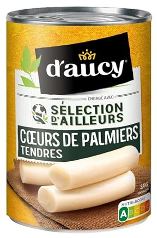 D'AUCY Coeur de Palmier Bio 220g - Saveur Découverte en Conserve Découvrez nos palmiers bio savoureux et sains. Plats cuisinés, épicerie fine. - Le Lot De 3