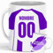Genérico Taza Personalizada Fútbol Valladolid | Regalo Original para Aficionados del Fútbol | Taza de Desayuno | Regalo Equipo de Fútbol | Diseño Único y Duradero (Valladolid)