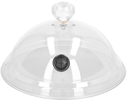 Home Smoking Dome Cover, Kitchen Cooking Smoke Acrylic Hood Smoke Infuser Cloche Lid, Smoke Infuser Cover Smoke Infuser Hood for Smoker Sprayer Plates Bowls