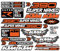 Adesivi Moto Adesivi Moto Riflettenti in Vinile, Moto Adesivi Decals per KTM 390 790 890 990 1190 Adventure 1290 Super Pronto Per Correre (FG-KTMX14)