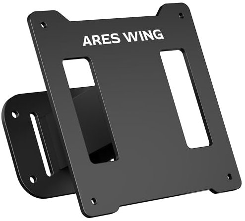 ARES WING Monitor VESA Adapter Plate Bracket, Quick Attach VESA Mount Adapter for Samsung Neo G9, G65B, G70A, G75T, G85NB, CRG9, CHG9, CHG90, and Odyssey G9 Monitors, VESA 100x100, Black