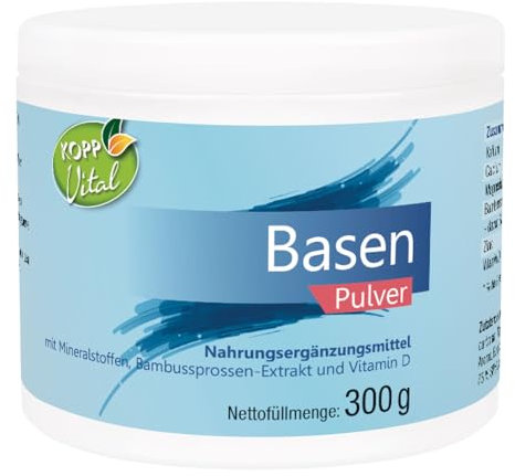 KOPP Vital® Basen Pulver 300 g - basische Mineralstoffe - Säure-Basen-Haushalt - Nahrungsergänzungsmittel
