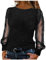 Glitzer Oberteile Damen Gold schwarz, Glitzer Oberteile Damen Party Langarm Festliche Pailletten Shirt Schwarz Elegant Sexy Bluse Silvester Outfit Modern Pullover Große Größen Herbst Winter