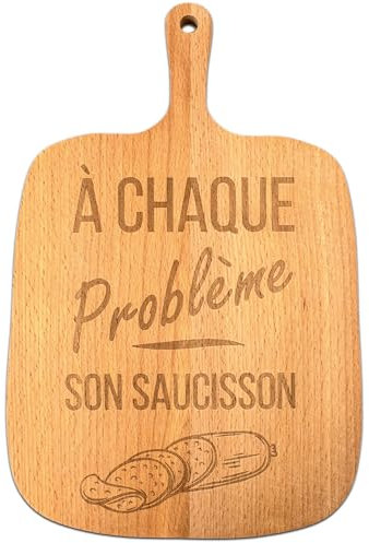 ERNESTINE - Tagliere personalizzato - tagliere salsiccia - tagliere in legno inciso - idea regalo festa del papà - regalo festa del papà - regalo festa del nonno - regalo cucina tavola tapas