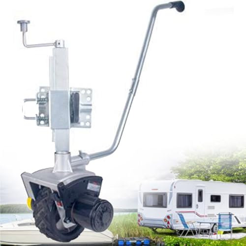 DDZJTPP Motorisiertes Stützrad,Trailer Mover Für Anhänger/Boote,Power Mover Manövrieranhänger,Bis Zu 2722kg Tragkraft,für Wohnwagen Anhänger Pferdeanhänger Autoanhänger Trailer,550WFoldable