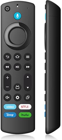 Replacement Remote Compatible with Smart Fire Smart TV Stick Lite, for Firestick(4K/2nd Gen/3rd Gen/4K Max) with Voice Control, for Insignia/Hisense/Cube TCL Smart TV 3rd Gen