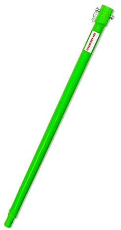 WERHE Erdbohrer-Verlängerung 120 cm, 20 mm Aufnahme, Stahl, Rostschutz | Splint-Sicherung, kompatibel mit gängigen Antrieben, ca. 1,5 kg Gewicht, für Brunnen- und Fundamentarbeiten