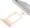 wortek SIM Karten Halter für iPhone 6 Karten Adapter Slot Gold