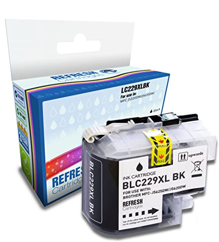 Refresh Cartridges Compatible Ink Cartridge Replacement for Brother LC229XLBK (Black)