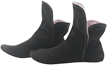 RAIKOU Hausschuhe für Damen, Herren für drinnen aus Micro Fleece mit ABS und Rutschfester Sohle,Haussocken Stoppersocken mit Super Flauschige Hüttenschuhe (Zinn/Rosa,34/37)