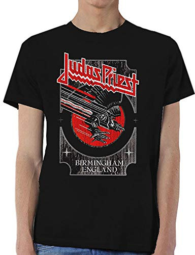 T-Shirt # S Black Unisex # Silver and Red Vengeance