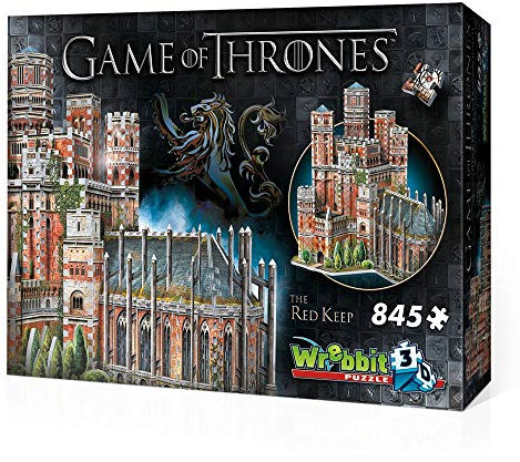 Wrebbit3D, Game of Thrones: Red Keep (845pc), 3D Puzzle, Ages 14+