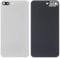 Housing Back Cover Battery Cover Replacement Repair Parts compatible with iPhone 8 Plus, (white, with camera lens)