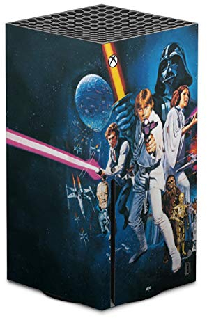 DeinDesign Skin kompatibel mit Microsoft Xbox Series X Folie Sticker Star Wars Episode IV Fanartikel