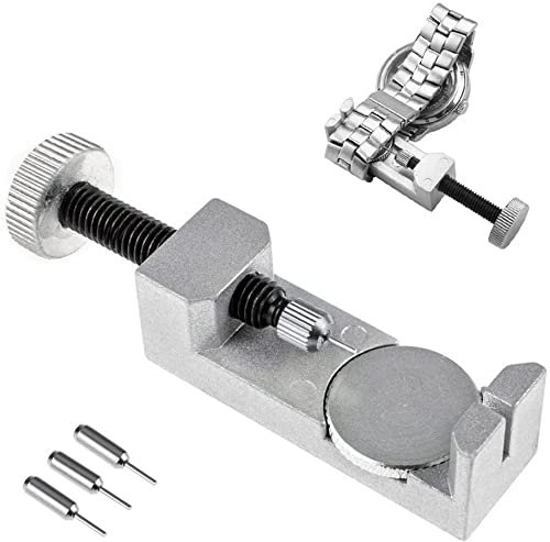 Airener Unisex-Adults Watch Repair Tool Kit with 3 Extra Pins, Watch Band Link Remover, Spring Bar Tool, Adjustable Base for Different Band Thicknesses