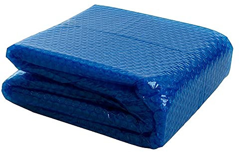 LSMK Abdeckplane Pool Rechteckige Solar-Poolabdeckung Für Aufblasbaren Pool, Heavy Duty Schwimmbadabdeckungen Für Oberirdische Pools, Blau Bubble Thermische Schwimmdecken (Size : 3×4m(10ft×13ft))