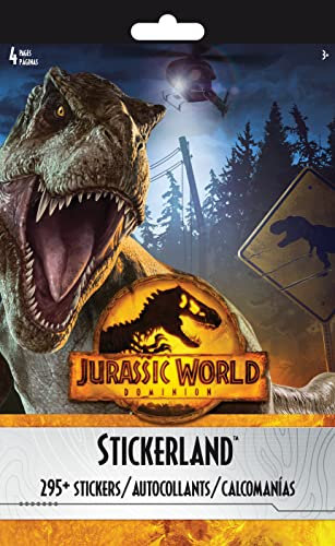 Jurassic World Dominion – Stickerland Block 4 Seiten