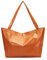 NICOLE & DORIS Handtasche Damen Groß Shopper Tasche Casual Schultertasche Weiche Leder Tragetasche Reise Tote Bag Elegant Handtaschen Braun