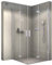 BERNSTEIN - Paroi de douche verre Cabine de douche intégrale Parre douche angle portes pliantes - Toutes largeurs - 90x90cm - Chrome - Etanche, Profil alu, Nano-revêtement, Poignée acier - NT213