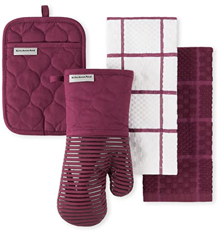 KitchenAid Onion Quilt KT OM PH Küchentuch, Ofenhandschuh und Topflappen, Set mit Rübe