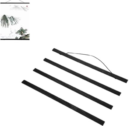 Stecche per Poster 30cm, Magnetic Poster Hanger, Appendi Poster Magnetico, Moderna Cornice Magnetica per Poster Cornice Magnetica in Legno Nera Staffa A Parete per Foto, Immagini, Mappe, Tela Pittura