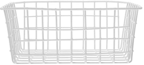 Luxshiny Cestini per Congelatore Cestini portaoggetti in metallo Adatti per Contenitori Organizer per Congelatore Adatti per Contenitori Organizer per (28*21.5*12cm