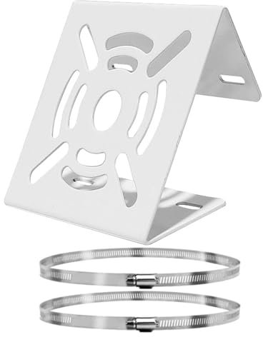 Walopola Support de Montage Mural pour caméra - Matériel de boîtier sans perçage pour Support de caméra extérieure,Support de caméra extérieure en Acier Inoxydable pour caméra de sécurité cylindrique