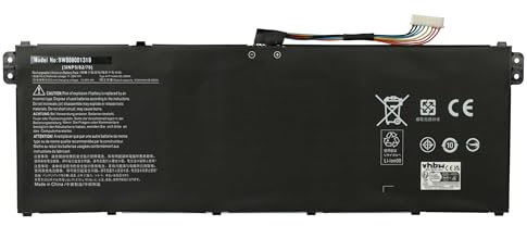 vhbw Batería Compatible con Acer Chromebook Spin, 314 C933, 314, 315 Notebook (4200 mAh, 11,4 V, Li-Poli)