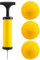 watera Roundnet Spiel Ball Austauschbare Wettkampf BäLle Mini Volleyball 3 Pack mit Pumpe