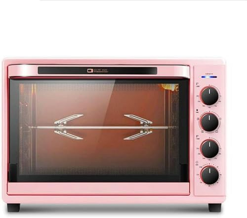 GFXYQPDNV Mini Oven, Adjustable Power Pizza Oven, Electric Stove With Grill, Movable Breadcrumb Tray, Low Temperature Zone 25 60-60 ℃ (pink)